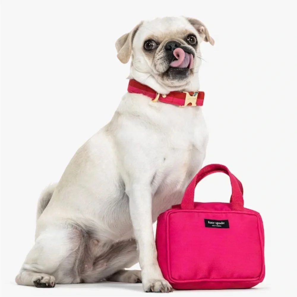 NIB Kate Spade Pink Purse Dog Toy